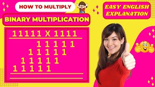 24 Binary Multiplication  Binary Multiplication 11111 x 1111 in English  Sai Suriyas Academy [upl. by Haneekas330]