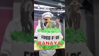 Freefire Cake 🎂 cakevideos cake chocolatecake food freefire cakedesign cakeart gaming [upl. by Vanzant]