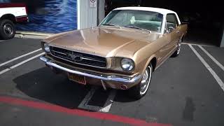 1965 Ford Mustang test drive at Laguna Classic Cars [upl. by Mohandis]