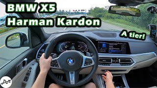 2021 BMW X5 – Harman Kardon 16speaker Sound System Review [upl. by Edina]