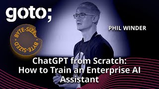 ChatGPT from Scratch in 1 Minute • Phil Winder • GOTO 2023 [upl. by Ailegnave]