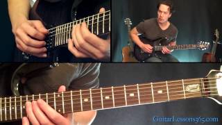 Fade To Black Guitar Lesson Pt3  Metallica  Intro Solo amp Interlude [upl. by Onra]