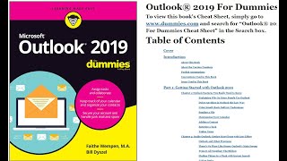 Microsoft Outlook For Dummies 2019 Beginner Tutorial Summary [upl. by Ralyks849]