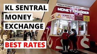 ✅ Best MONEY CHANGER at KL SENTRAL Kuala Lumpur Malaysia [upl. by Klenk418]