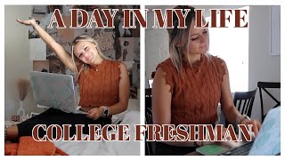 A day in my life as a COLLEGE FRESHMAN [upl. by Bose747]