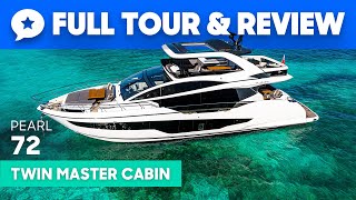 Pearl 72 Yacht Tour amp Review  YachtBuyer [upl. by Ahseikal]