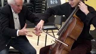 Elgar Cello Concerto  1st movement Benjamin Zander  Interpretation Class [upl. by Annah]