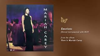 Mariah Carey  Emotions Here is Filtered Instrumental with BGV [upl. by Davidde216]