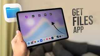 How to Get File App on my iPad tutorial [upl. by Cleon486]