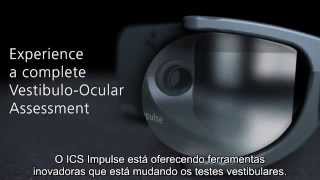 Experience a complete Vestibulo Ocular Assessment  ICS Impulse Video Head impulse test  Portuguese [upl. by Onirotciv877]