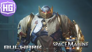 Warhammer 40000 Space Marine 2  Bulwark Class Gameplay [upl. by Esta]