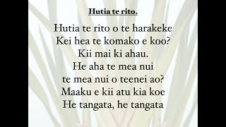 Māori Song  Hutia te Rito [upl. by Ahsenot471]