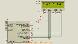 5 Interfacing an LCD Display  MPLAB XC8 for Beginners Tutorial [upl. by Buzzell]