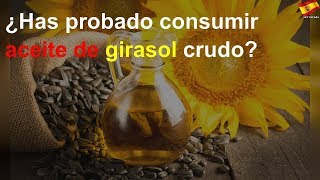 ¿Has probado consumir aceite de girasol crudo [upl. by Gatian961]