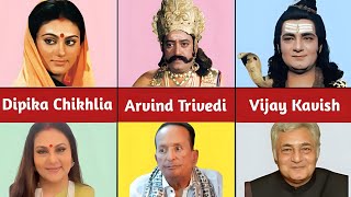 Ramanand sagar ramayan all characters then vs nowramayanbollywoodramanandsagar [upl. by Krys]