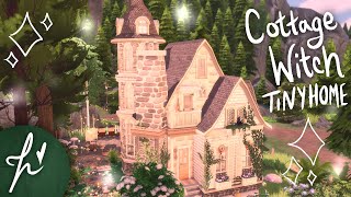 COTTAGE WITCH TINY HOUSE  The Sims 4 Speed Build [upl. by Offen]