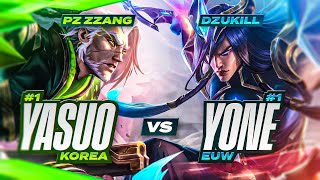 1 Yasuo KOREA vs 1 YONE EUW ANIME BATTLE [upl. by Mahgirb55]