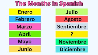 Spanish Months of the Year  Doce Meses del Año  Jack Hartmann [upl. by Hesky259]