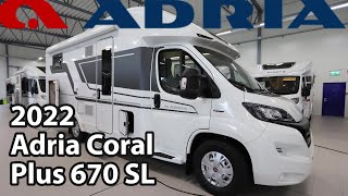 Adria Coral Plus 670 SL 2022 749 m [upl. by Dre]