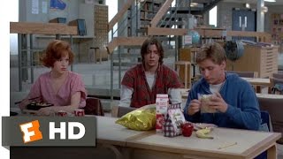 The Breakfast Club 48 Movie CLIP  Getting to Know Each Other 1985 HD [upl. by Attwood727]