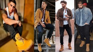 BEST TIMBERLAND BOOTS OUTFITS FOR YOUNG GUYS  HOW TO STYLE TIMBERLANDS [upl. by Dnob]