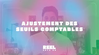 Ajustement des seuils comptables [upl. by Nollahs]