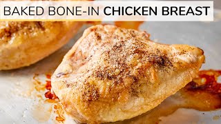 PERFECTLY BAKED BONE IN CHICKEN BREAST [upl. by Evanne603]