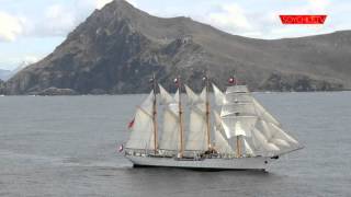 Buque Escuela Esmeralda cruzó el Cabo de Hornos y regresó a Chile [upl. by Zwick949]