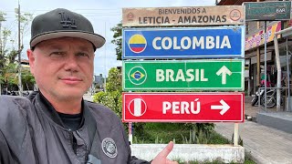 Leticia Amazonas Colombia river port amp food market [upl. by Soilisav750]