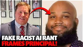 Teacher arrested after framing principal with racist AI rant [upl. by Anuaf]