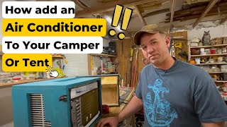 DIY Camping Air Conditioner  Tear Drop Camper  Stay Cool while Camping [upl. by Neraa]