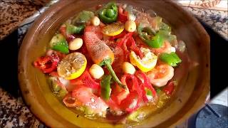 طجين السردين بالخضر روعة Tajine aux boulettes de sardines [upl. by Cassondra]