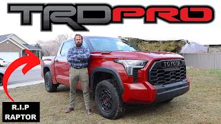 2024 Toyota Tundra TRD Pro Who Needs A Raptor When This Exists [upl. by Burris826]