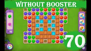 Gardenscapes Level 70  15 moves 2023 HD solution of Level 70 Gardenscapes No Boosters [upl. by Janik]