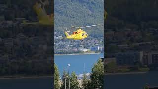 Air Ambulance Helicopter Taking Off 🚁 🇳🇴 [upl. by Eiralih]