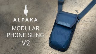 Alpaka Modular Phone Sling V2 In Depth Review [upl. by Gavriella]