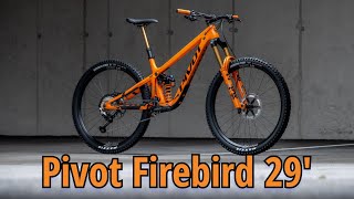 New Pivot Firebird 29quot 2022  XT  XTR Enduro Bike  Review [upl. by Atikram]