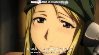 Fullmetal Alchemist Brotherhood  Tsunaida Te  LilB TV Size  Lyrics [upl. by Greabe85]