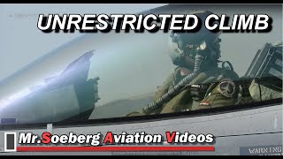 UNRESTRICTED CLIMB TESTFLIGHT of F16 Volkel DEPARTURE  ARRIVAL [upl. by Manly]