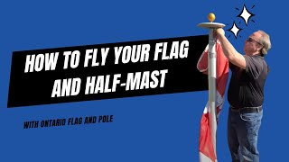 How to fly your flag at halfmast [upl. by Akilegna31]