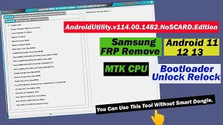 AndroidUtilityv114001482No Smart Card  AndroidUtilityv114Use Tool Without Smart Dongle [upl. by Yslehc]