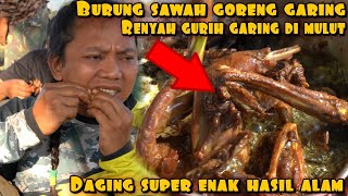 OLAHAN BURUNG SAWAH GORENG GARING [upl. by Lust]