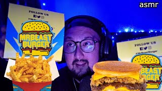 ASMR  Comiendo MrBeast Burger Mukbang  Hamburguesa y Papas Fritas Corte Crinckle [upl. by Edualc331]