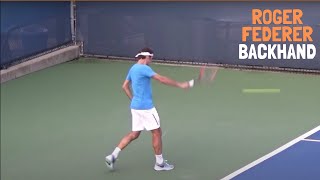 Roger Federer Backhand slow motion [upl. by Cloris]