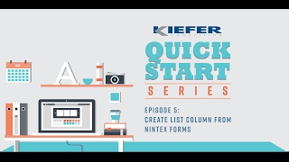 Quick Start Series  Episode 5 Create List Column From Nintex Forms [upl. by Renaud743]