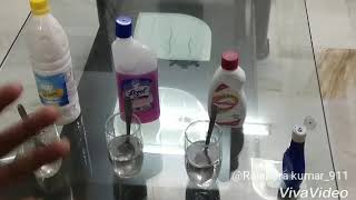 Modicare Stericlean Demo with Lizol n Patanjali phynial amazing phynial Stericlean [upl. by Yeniar]