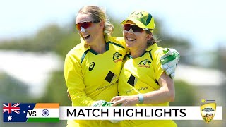 Australia cruise to victory in seasonopening ODI  First ODI  Australia v India 2021 [upl. by Kiker677]