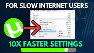 How to Speed Up uTorrent Downloads  5x Download Speed  Speed Up Utorrent [upl. by Asiralc778]