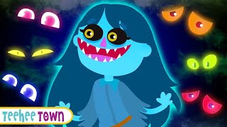 Haunted Spooky Family Halloween Song  More Crazy Skeleton Songs by Teehee Town [upl. by Aniger399]