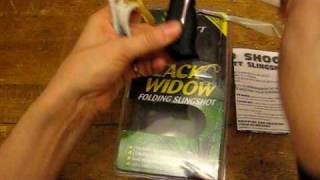 Barnett Black Widow Slingshot review [upl. by Rosmarin256]